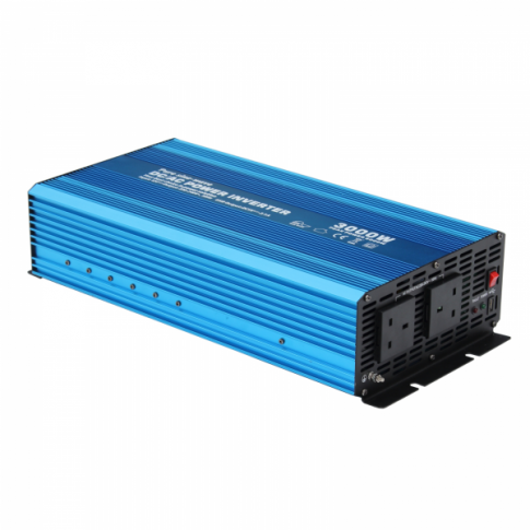 3000W 12V PURE SINE WAVE POWER INVERTER 230V AC OUTPUT (UK SOCKETS)