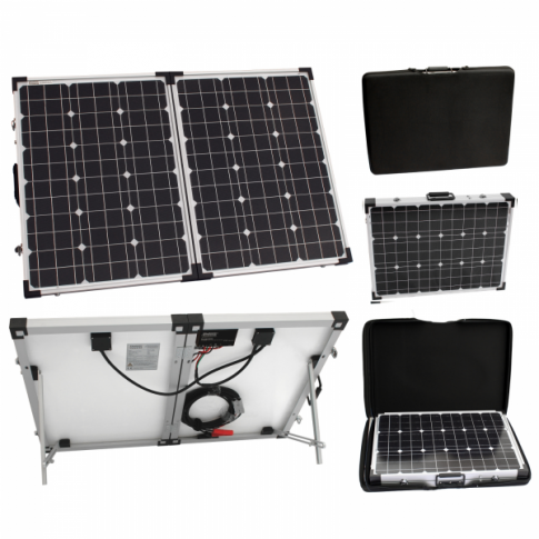 120W 12V FOLDING SOLAR CHARGING KIT