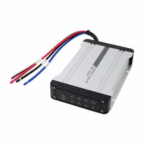 20A 12V DC TO 12V DC AUTOMATIC MULTI-STAGE BATTERY-TO-BATTERY CHARGER WITH SOLAR INPUT