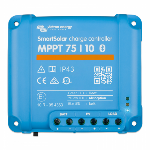 VICTRON SMARTSOLAR MPPT 75/10 10A SOLAR CHARGE CONTROLLER