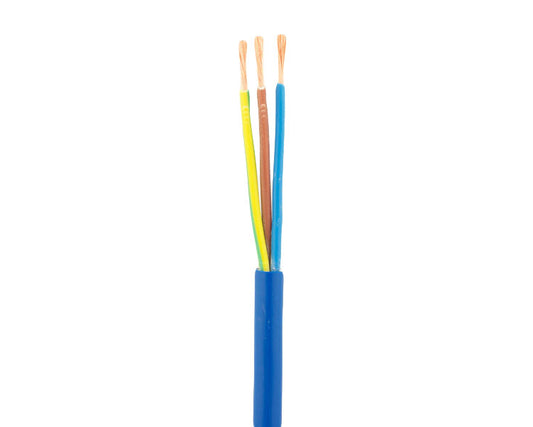 2.5mm2 3 Core Arctic Blue Cable